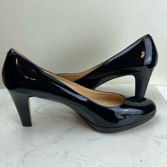 Cole Haan Classic Black Patent Leather Heels Size 10B - Picture 9 of 12